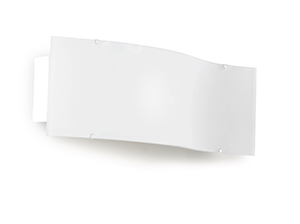 Ona Modern White Satin Glass And White Lacquered Metal Bathroom Wall Light