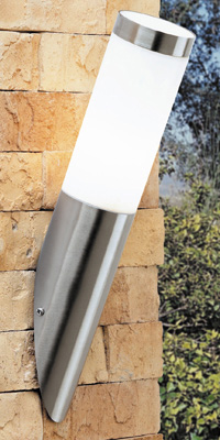 LEDS Lighting Outdoor Wall Light Modern Stainless Steel And Opal Polycarbonate