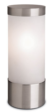 LEDS Lighting Table Lamp Modern Nickel-satin With Satin Glass Shade