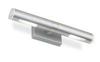 Tubular Modern Aluminium Wall Light With Pirex Matt Glass
