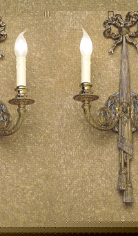 Wall Light Traditional Black Patine