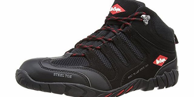 Lee Cooper Workwear Mens 020 S1P Safety Trainers Black 8 UK 42 EU