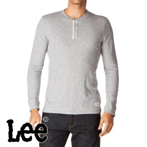 Lee T-Shirts - Lee Slubby Henley Long Sleeve