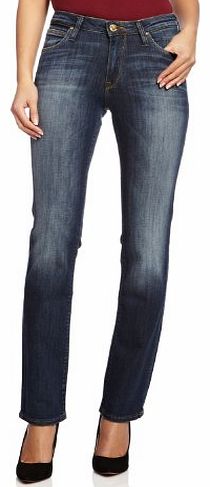 jeans denim lee ladies poppy marion straight regular fresh womens l33 w32 cotton