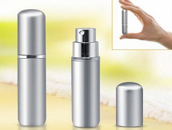 Leegoal Silver Perfume Atomiser Spray Bottle - Refillable Atomizer