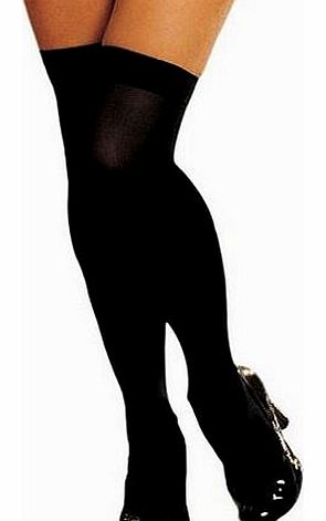 Leg Avenue Opaque Stockings in Black