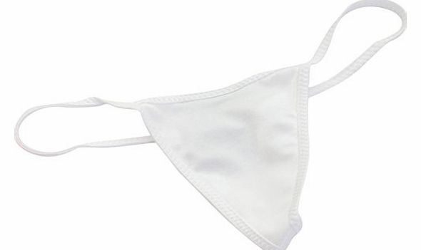 Sexy Y Back G String Thong in White