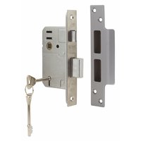 LEGGEandreg; 5-Lever Mortice Deadlock Stainless Steel 2 / 64mm