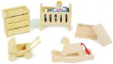 Legler Nursery Wooden Dolls Furniture