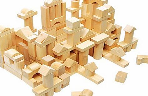 Legler Sack with 100 Wooden Blocks Building Sets (3 Years Old and More)