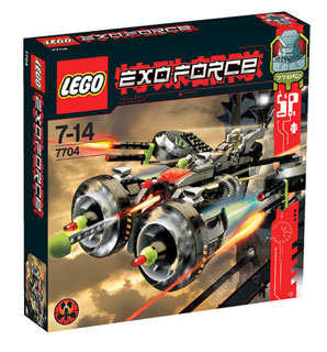Lego 7704 Exo-Force Sonic Phantom