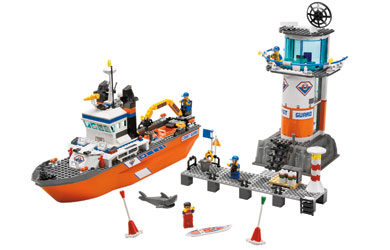 Lego City - Coast Guard Patrol Boat and Tower 7739