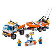 Lego City Coast Guard Truck With Speed Boat