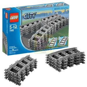 LEGO City Trains Straight and Curved