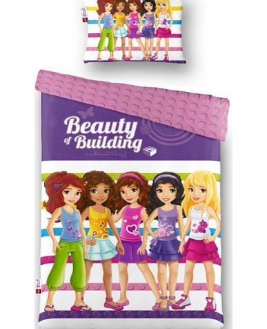 Lego Friends Beauty Single Panel Duvet Cover Set