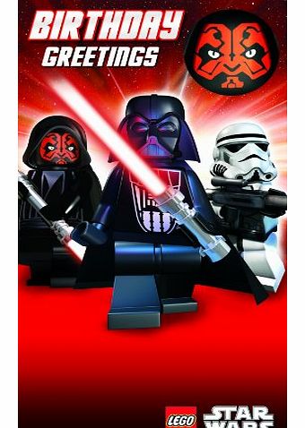 LEGO  Star Wars LS017 General Birthday Greeting Card