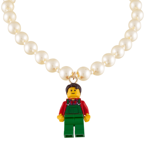 Man Faux Pearl Necklace from Rock N Retro