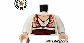 Lego Mini Figure Torso - Patterned Blouse