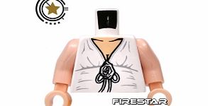 Lego Mini Figure Torso - White Blouse