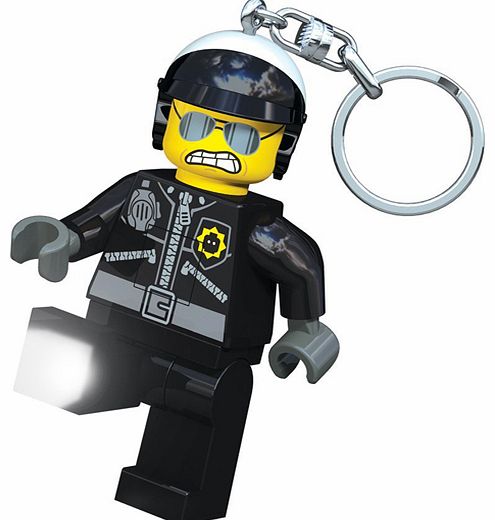 Lego Movie Bad Cop Keylight Keyring