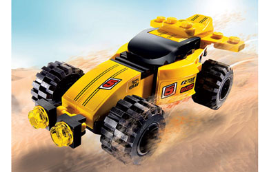lego Racers - Tiny Turbo - Desert Viper 8122