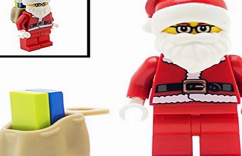 LEGO Santa Claus Father Christmas Xmas Minifigure Gift Sack Present