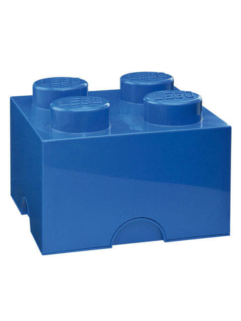 Lego Storage Brick Box 4 - Blue