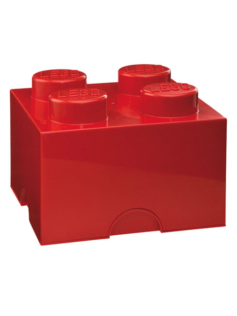 Storage Brick Box 4 - Red