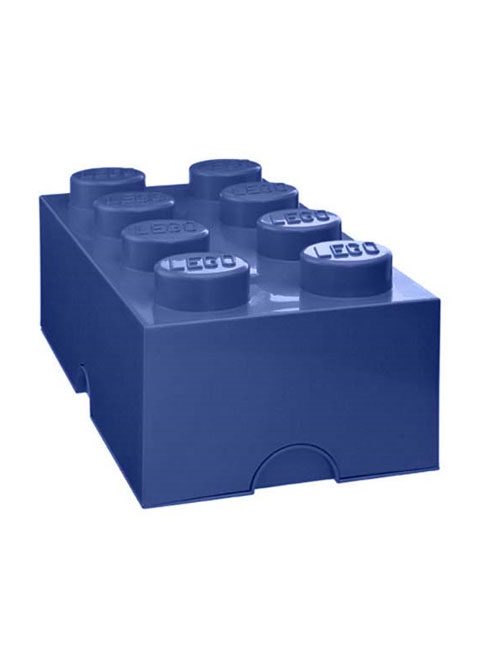 Lego Storage Brick Box 8 - Blue