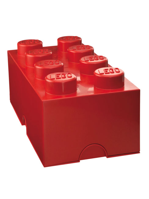 Lego Storage Brick Box 8 - Red