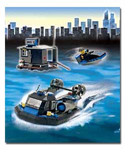 Lego World City Hovercraft Hideout