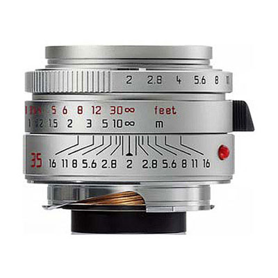 Leica Summicron-M 35mm f/2 ASPH - Silver Lens