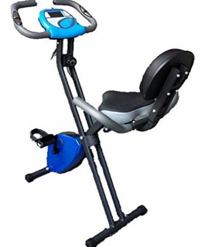 Magnetic Recumbent Exercise Bike - Fitness Cardio Workout Weight Loss Folding X-Bike