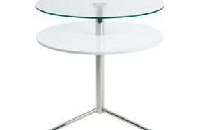 Leitmotiv Double Top Side Table Black Double Top Side