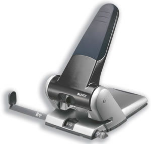 Leitz 5180 Punch Heavy-duty 2-Hole Long-handled