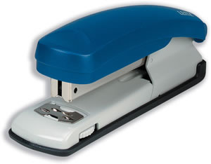 Leitz 5502 Half Strip Stapler Blue