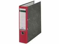 A4 red recycled board lever arch file with