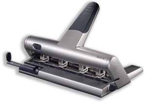 Leitz Akto Adjustable Punch Expandable with 4