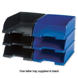 Leitz Plus Jumbo Letter Tray Deep-sided with 2