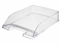 leitz Plus Translucent glass clear letter tray