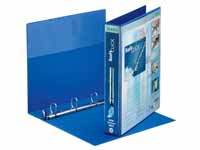 leitz Soft Click A4 4D ring blue presentation