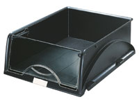 Sorty large capacity black tray,