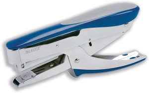 Leitz Toploader Stapling Pliers Metal Blue Ref