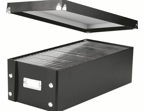 Leitz Vaultz Dvd Storage Box - Black