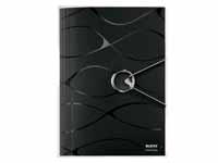 leitz Vivanto A4 black polypropylene 3 flap