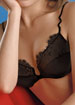 Caprice full cup half lined underwired bra