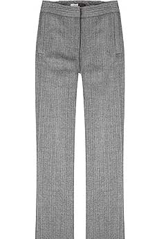 Lela Rose Skinny herringbone pants