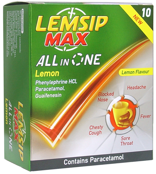 Lemsip All in One Lemon x10 Sachets