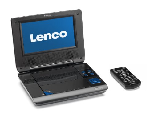 Lenco DVP-735 7 inch Portable DVD Player with USB Cardslot and Headphones - Blue