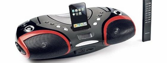 Lenco SCDI-01 Portable Stereo ( CD Player,MP3 Playback,Apple Docking )